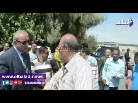 صدى البلد | محافظ المنيا يتفقد أعمال الرصف والتشجير بقرية تله