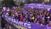 Manifestación en Madrid con motivo del 8M