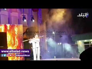 صدى البلد | عازف صينى يبهر الجمهور المصرى بساحة الهناجر