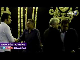 صدى البلد | صباحى والسناوى وبكرى في عزاء «مناف» بـ"عمر مكرم"