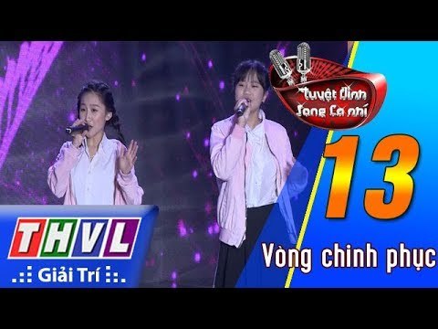 THVL | Tuyệt đỉnh song ca nhí - Tập 13[7]: Khánh Huê, Ngọc Hoa hát Gặp Nhau Làm Ngơ thật dễ thương