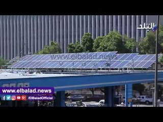 صدى البلد | ألواح طاقة شمسية أعلى "بنزينة الدقي".. وخبراء: "سمك لبن تمر هندي"