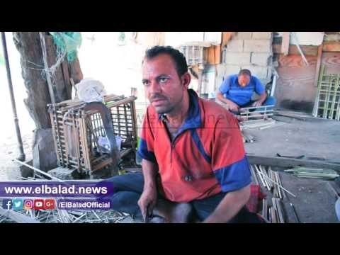 صدى البلد | تفاصيل مراحل تصنيع منتجات جريد النخل