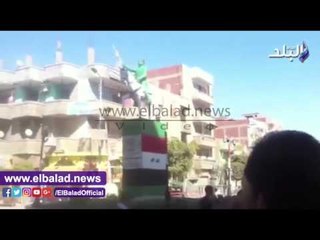 صدى البلد | «عرابي» يتحول للرجل الأخضر علي أيدي مسئولي الشرقية