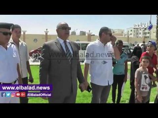 صدى البلد | مدير امن السويس يودع حجاج بيت الله الحرام