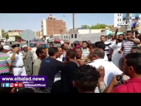 صدى البلد | إصابة سائق فى مشاجرة مع ضابط مرور بالغردقة