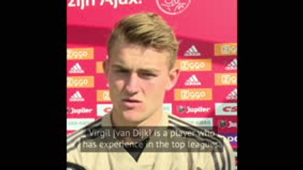 I could join Van Dijk at Liverpool - De Ligt