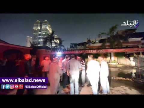 صدى البلد | السيطرة على حريق فى وحدة مرور بولاق أبوالعلا