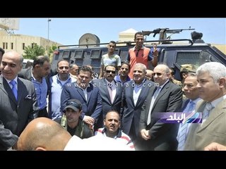 المهندس ابراهيم محلب : شعرت وبالأمن والأمان فى العريش خلال تفقدى للأوضاع الأمنية فى سيناء