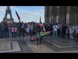 احتفالات المصريين في فرنسا بافتتاح قناة السويس الجديدة | صدى البلد
