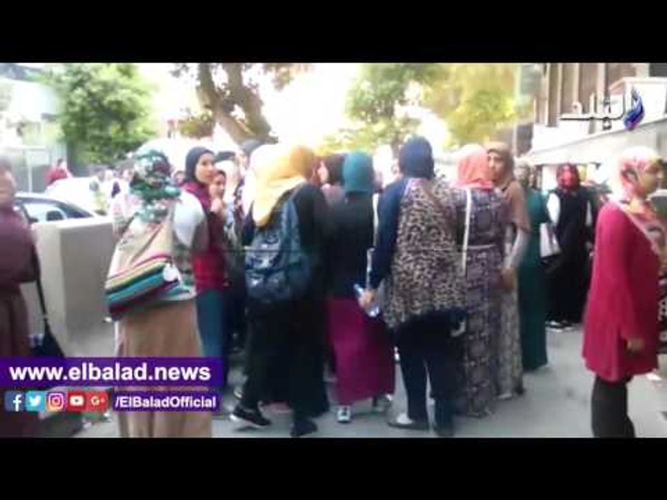 صدى البلد | وقفة احتجاجية لخريجي معهد تمريض المنصورة امام التعليم العالي