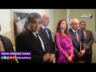 صدى البلد | وزير البيئة : مسئولية شحن شحنة اللندين المسرطنة تقع على عاتق " الشركة اليونانية "