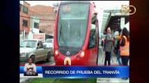 Recorrido de Prueba del tranvía en Cuenca