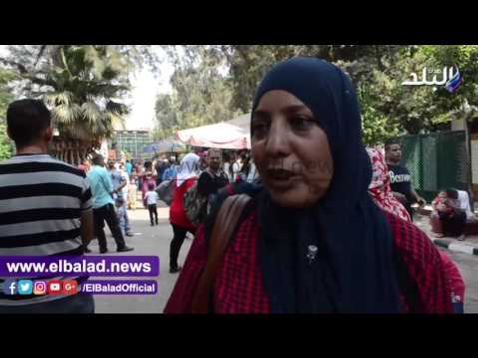 صدى البلد | حديقة الحيوان ترفع شعار «كامل العدد» في ثاني أيام العيد