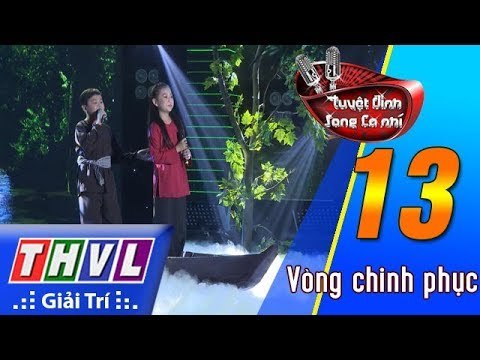 THVL | Tuyệt đỉnh song ca nhí - Tập 13[1]: Minh Thiện, Bích Tuyền ngọt ngào hát Chiếc Xuồng