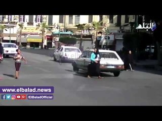 صدى البلد |  مرور القاهرة يمنع ركن السيارت أعلى قصر النيل