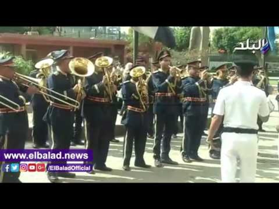 صدى البلد | الموسيقى العسكرية تعزف مقطوعات وطنية بالمتحف المصري
