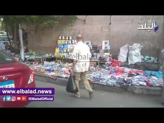 صدى البلد |  ميدان الجيزة "يتحول لمركز للباعة الجائلين والبلطجة والمتسولين يتخذونه مسكناً لهم