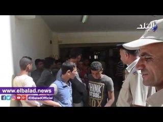 صدى البلد |  لحظات خروج الناجيين من قسم شرطة رشيد