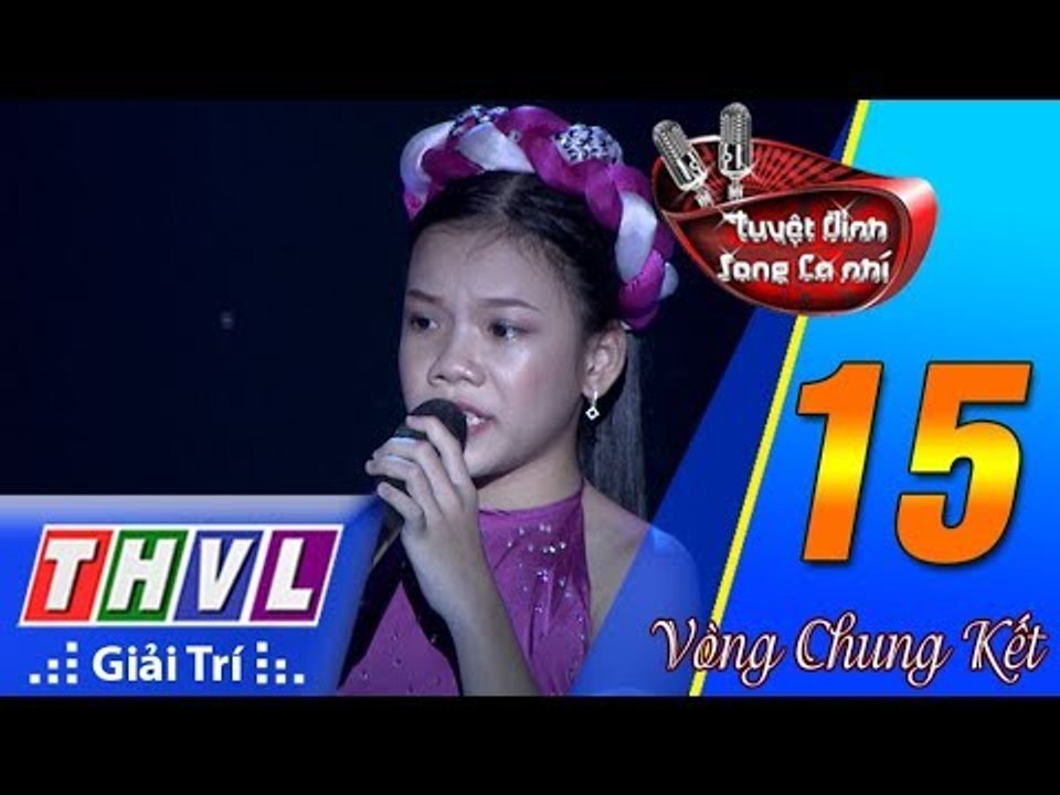 THVL | Tuyệt đỉnh song ca nhí - Tập 15[6]: LK Tơ tầm, Giấc mơ cánh cò - Quỳnh Anh