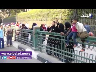 صدى البلد | الامن يمنع مسيرة اهالي تل العقارب من دخول ميدان التحرير