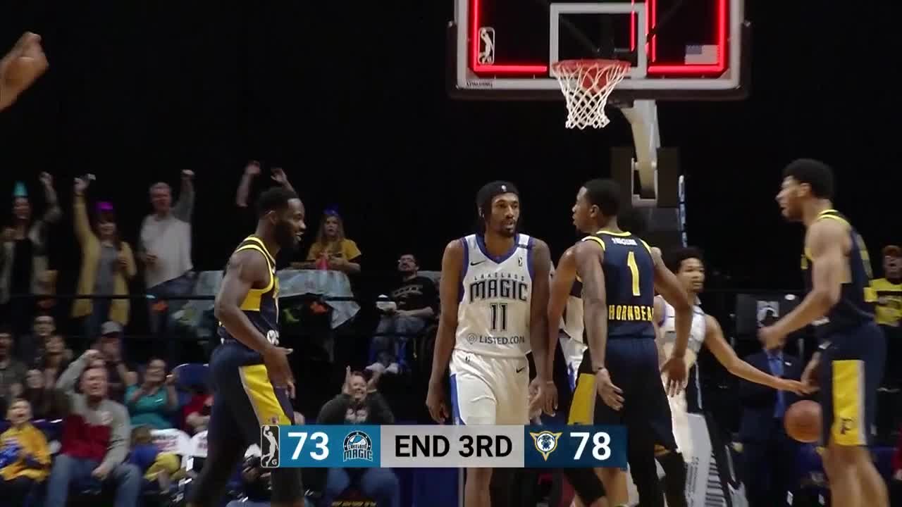 Je'Lon Hornbeak knocks it down as the clock expires