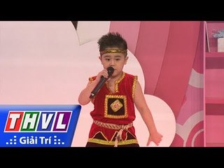 THVL | Thiên thần đi học – Tập 6[5]: Bé Quốc Dương thể hiện ca khúc "Tiếng chày trên sóc Bom Bo"