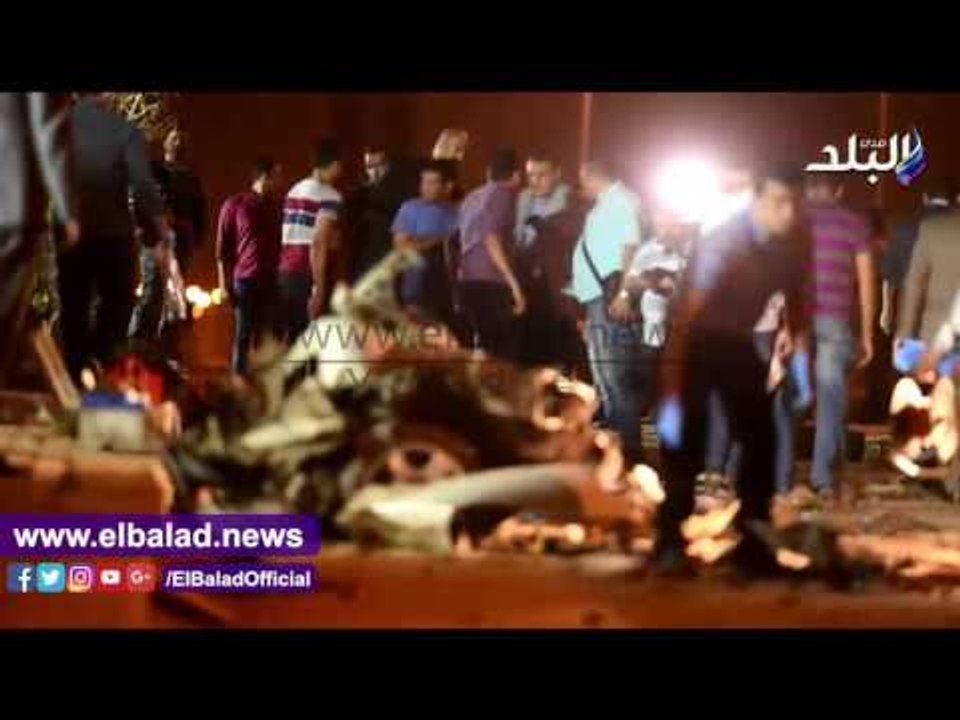 صدى البلد | تكثيف أمنى بمحيط موقع انفجار موكب النائب العام المساعد.