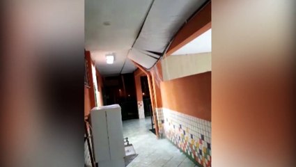 Escola no Bairro Brasília é tomada pela água da chuva
