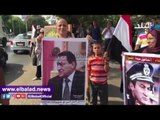 صدى البلد |مؤيدو مبارك يتجمعون أمام المعادى العسكرى احتفالا بأنتصارات أكتوبر