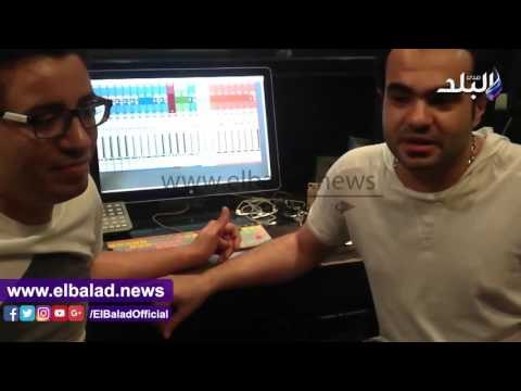 صدى البلد |حمزة الصغير لــصدى البلد اغنية فيلم يابانى اصلى ستكون مفاجأة