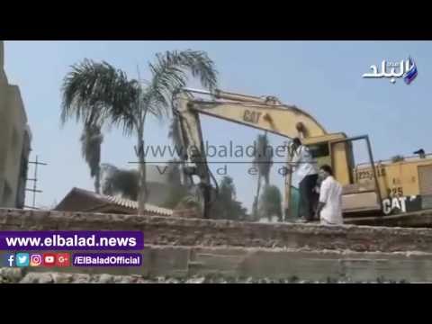 صدى البلد | الري تبدأ حملة لإزالة التعديات على مجري النيل بالمنيا