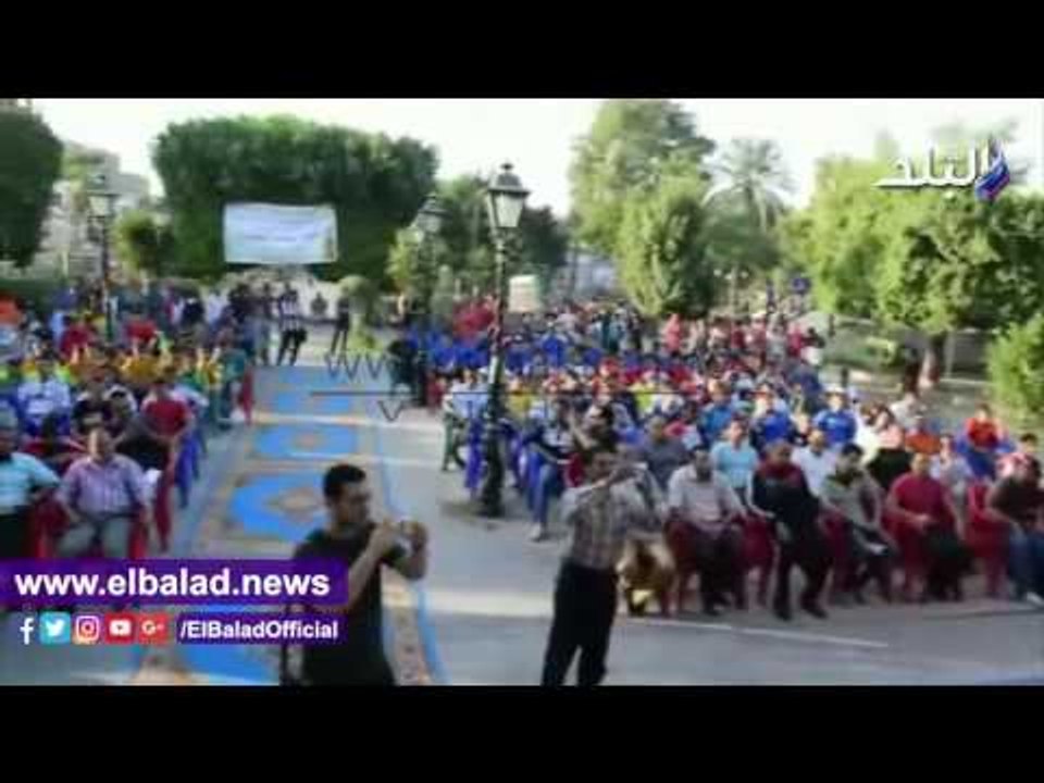 صدى البلد | إنطلاق ماراثون رياضي ضمن إحتفالات المنيا بنصر أكتوبر