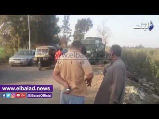 صدى البلد |  مدير أمن الغربية يشارك فى تشييع جثامين ضحايا مشاجرة المحلة..