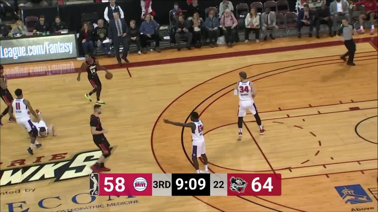 Cat Barber with 5 Steals vs. Grand Rapids Drive