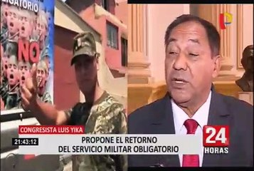 Presentan proyecto para el retorno del servicio militar obligatorio
