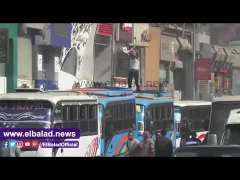 صدى البلد | الأتوبيسات تصل الزمالك لنقل الجماهير لاستاد برج العرب