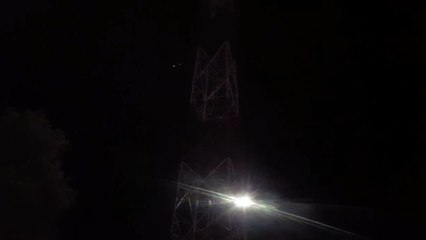 Princípio de incêndio é registrado em torre de rádio