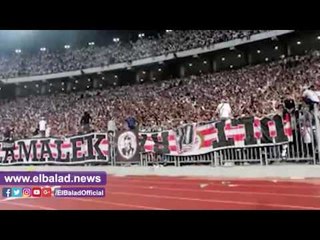 صدى البلد |جماهير الزمالك تهتف للاعبين بعد خسارة النهائي الأفريقي