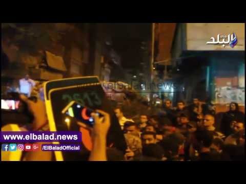 صدى البلد | لحظة إخراج جثث ومصابي عقار منطقة الإمام الشافعي المنهار