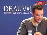 Ecoutez Matt Damon à Deauville !