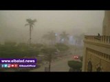 صدى البلد | تعرض محافظة بني سويف لعواصف رملية وترابية