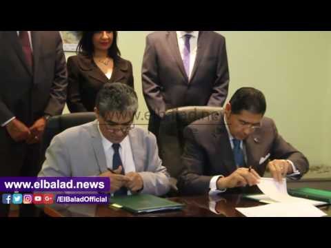 صدى البلد |توقيع اتفاقية لتحسين الوضع البيئي بـ15 منطقة عشوائية في حلوان