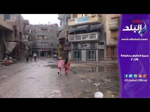 صدى البلد | أمطار غزيرة وبرودة شديدة بدمياط وتوقف الصيد