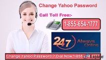 Change Yahoo Password ? Dial Now 1-855-654-1777