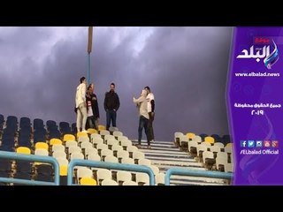 صدى البلد | أجيري يخطف الانظار فى مباراة الزمالك وإنبي بـ السيلفي