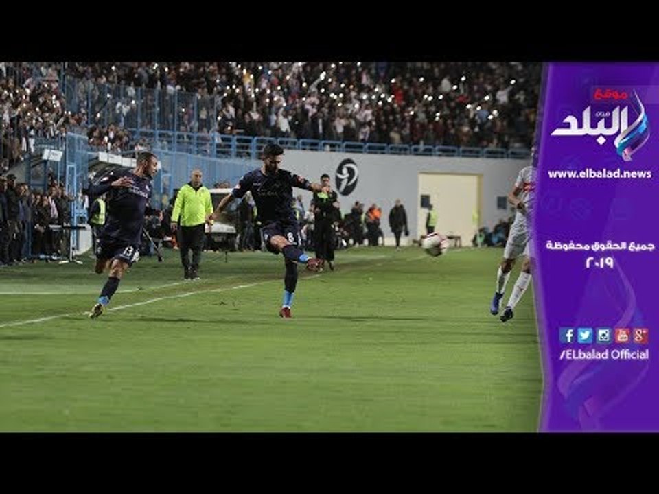 صدى البلد | لحظه طرد حسام حسن من مباراة الزمالك وبيراميدز
