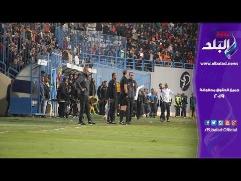 صدى البلد | مشادة كلامية بين دكة الاهلي ووادي دجلة