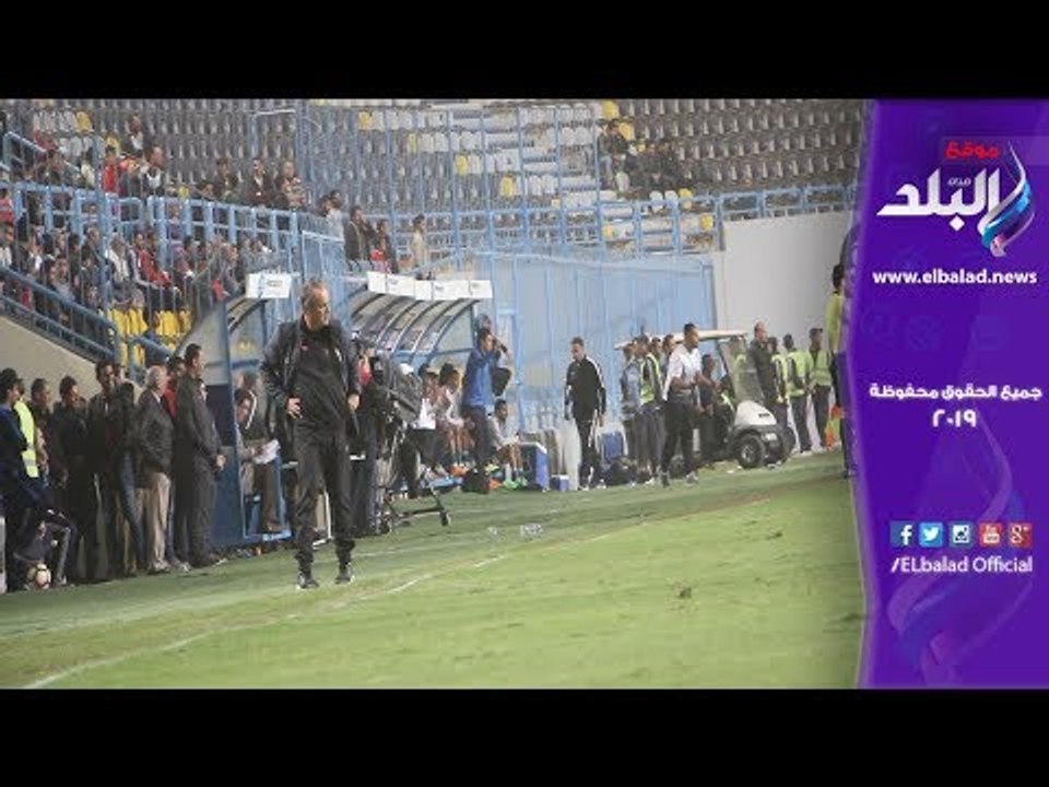 صدى البلد | رد فعل لاسارتي علي هدف إنبي الاول فى شباك الاهلي