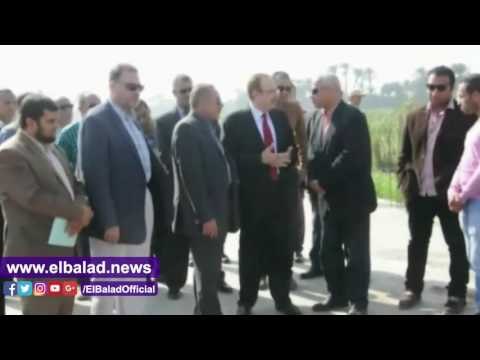 صدى البلد | محافظ بني سويف يتابع الأعمال النهائية بمشروع الصرف بقرية البساتين